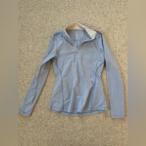 Rhoback Women’s Blue Striped Q-Zip